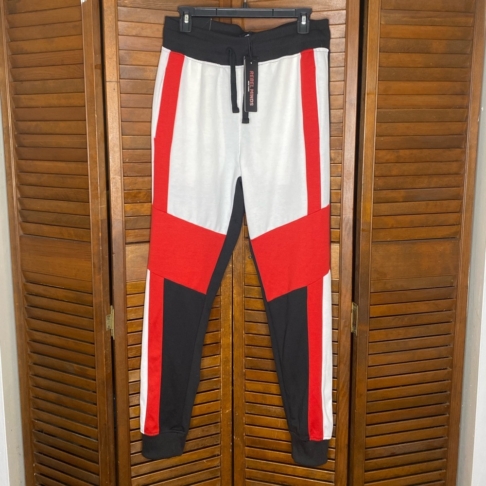 Rebel Minds Colorblock Joggers Men’s Size Medium